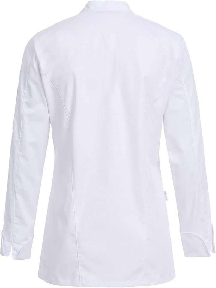 Greiff Gastro Moda Cuisine Damen Premium-Kochjacke Regular Fit S Weiss, S Weiß