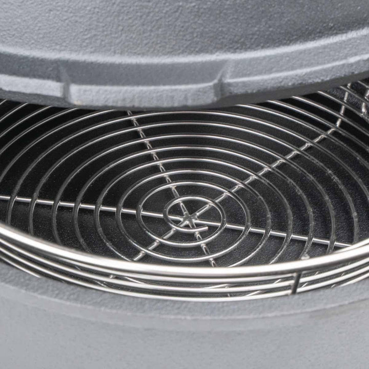 SANTOS Dutch Oven mit Deckel - inkl. Frittierkorb Ø 27,5 x9,5cm - 8,5 L/9 Qt Feuertopf - Gusseisen -