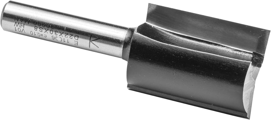 ENT 11006 Nutfräser HW, Schaft (S) 8 mm, Durchmesser (D) 22 mm, NL 30 mm, SL 32 mm, GL 62 mm, mit Ha