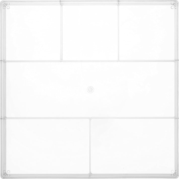 Whitmor Schubladen-Organizer mit 6 Fächern, transparent, Harz Kunststoff, farblos, 6-Section 6-Secti