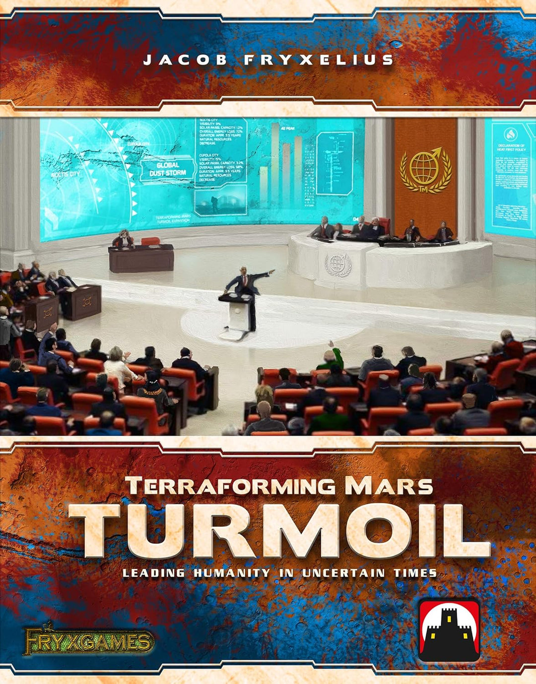 Stronghold Games , Terraforming Mars: Turmoil Expansion , Board Game , Ages 14+ , 1-5 Players , 90-