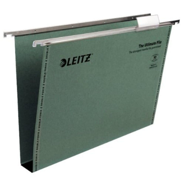 Leitz Ultimate Suspension File Recycled with Tabs Inserts (Green) [Pack 50] grün, grün