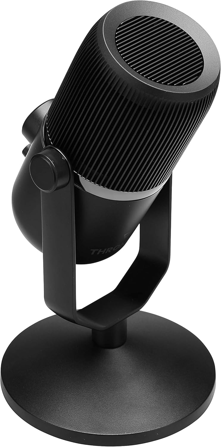Thronmax Mdrill Zero (M4) Kondensator Mikrofon (Schwarz) für professionelle HD Aufnahmen (48kHz) in