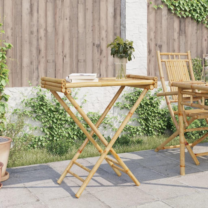 vidaXL Tabletttisch, Beistelltisch Klappbar Tragbar, Klapptisch für Garten Terrasse Wohnzimmer, Serv
