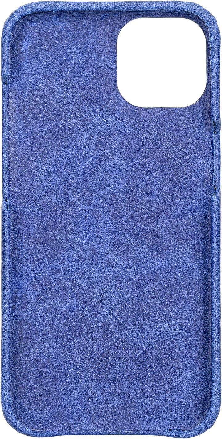 Solo Pelle Lederhülle kompatibel für iPhone 13 in 6.1 Zoll abnehmbare Hülle (2in1) inkl. Kartenfäche