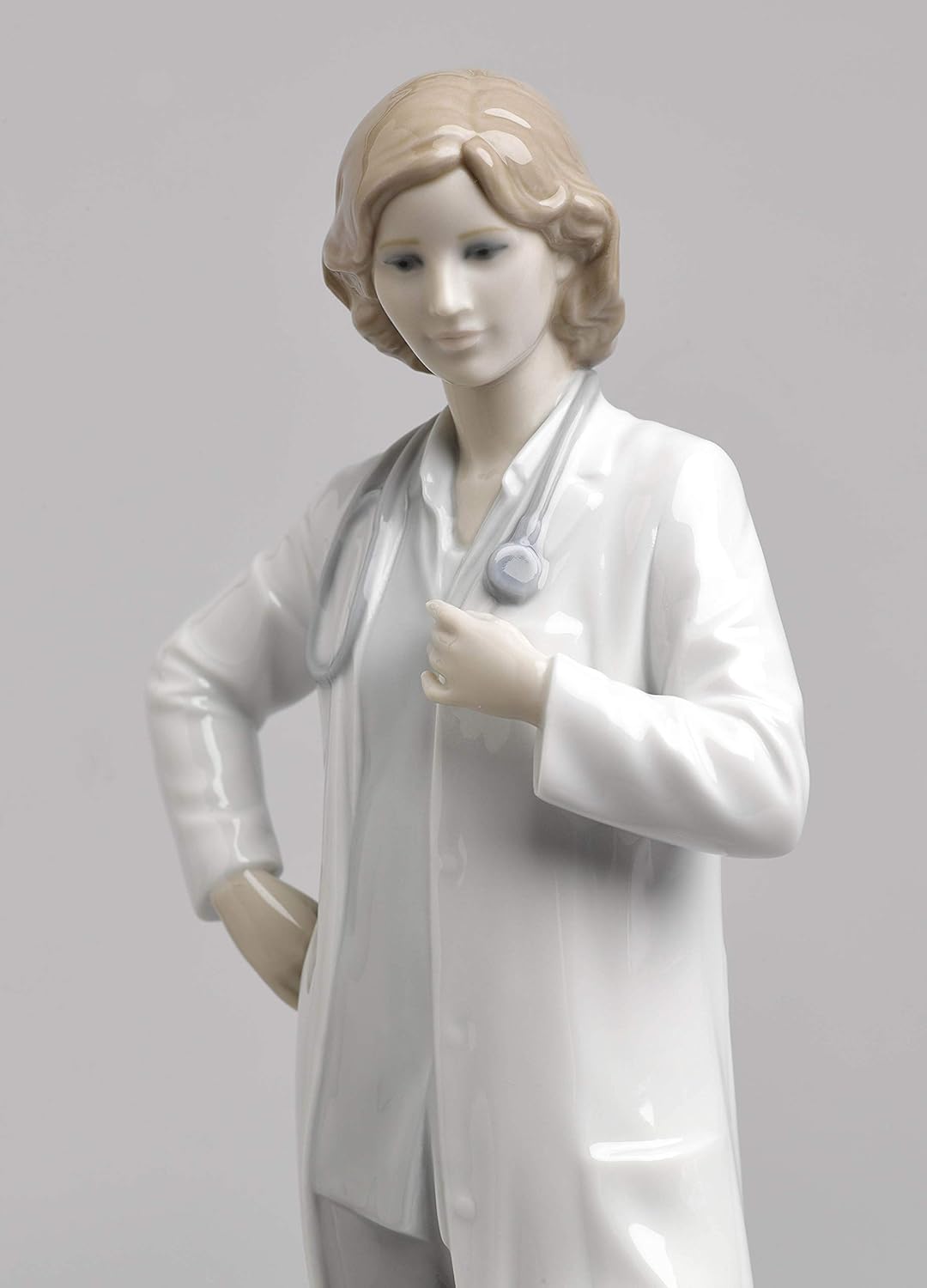 LLADRÓ Figur Ärztin. Arzt Doktor. Porzellan.