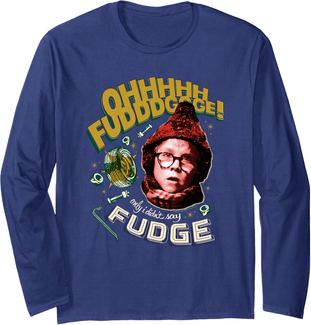 A Christmas Story Oh Fudge! Weihnachten Langarmshirt