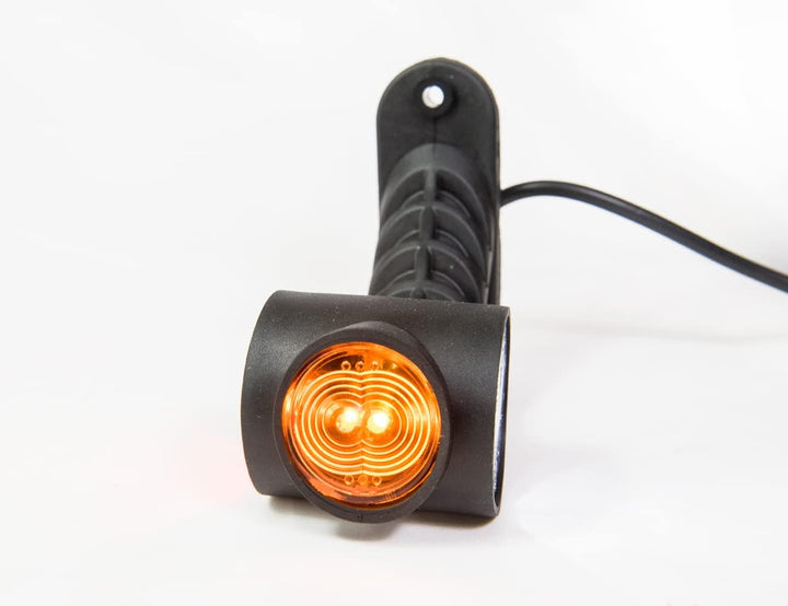 2 x LED Gummi Begrenzungsleuchte Seitenleuchte 12V 24V mit E-Prüfzeichen Positionsleuchte Auto LKW P