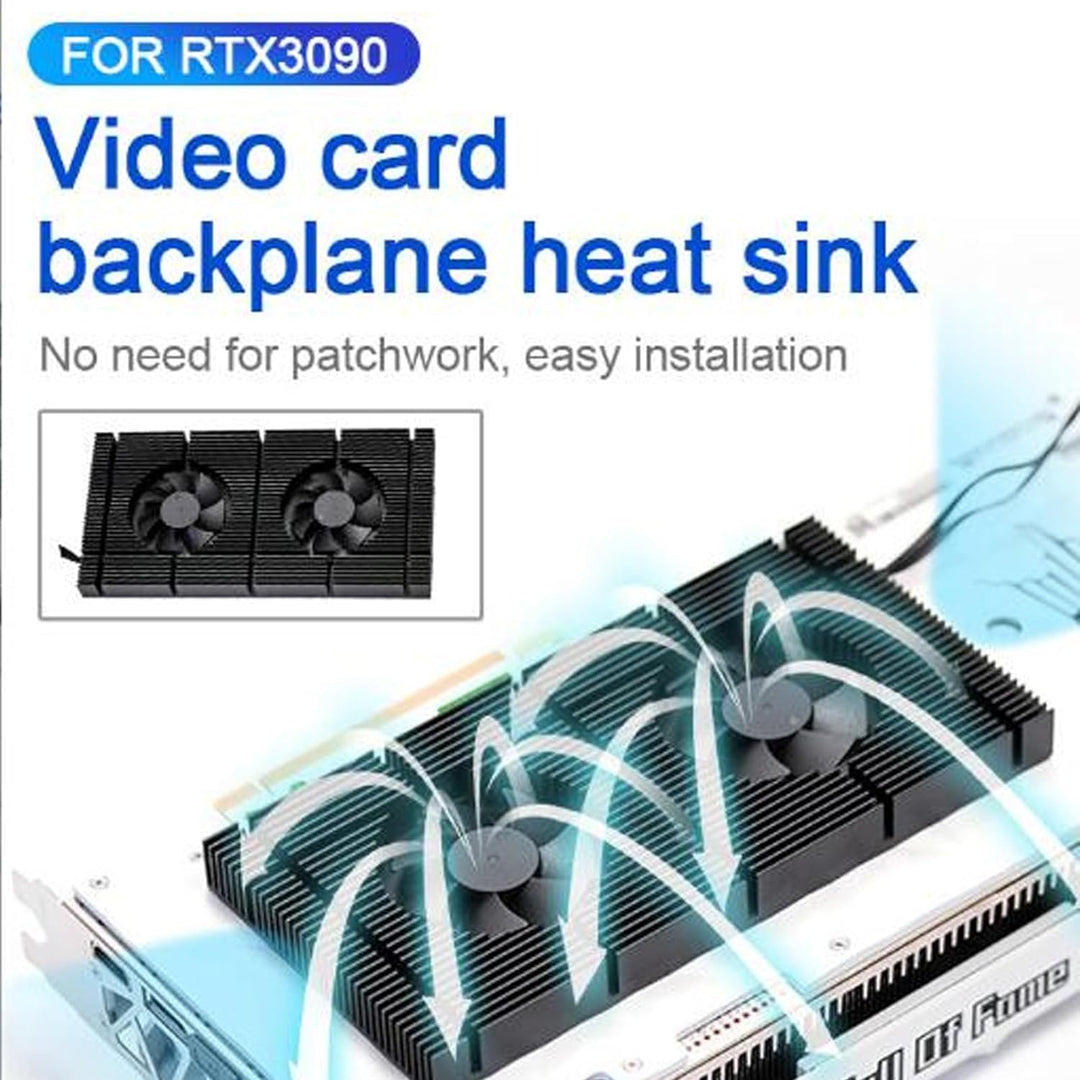 Vikye GPU-Backplate-Kühler mit Schnellem Kühlkörper aus Aluminiumlegierung für RTX3090 3080 3070