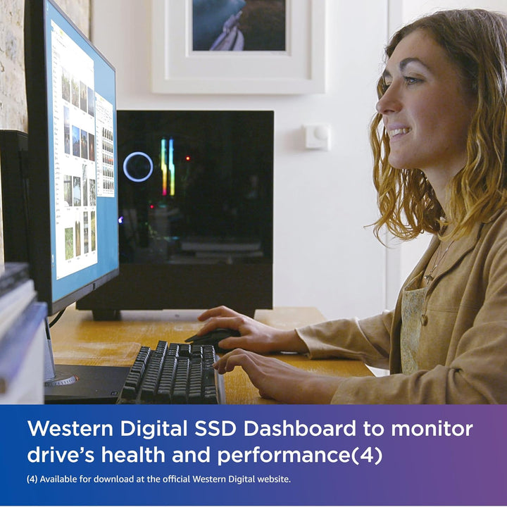 WD Blue SN580 NVMe SSD 2 TB (PCIe Gen4 x4, bis zu 4.150 MB/s Lesen, M.2 2280, nCache 4.0-Technologie