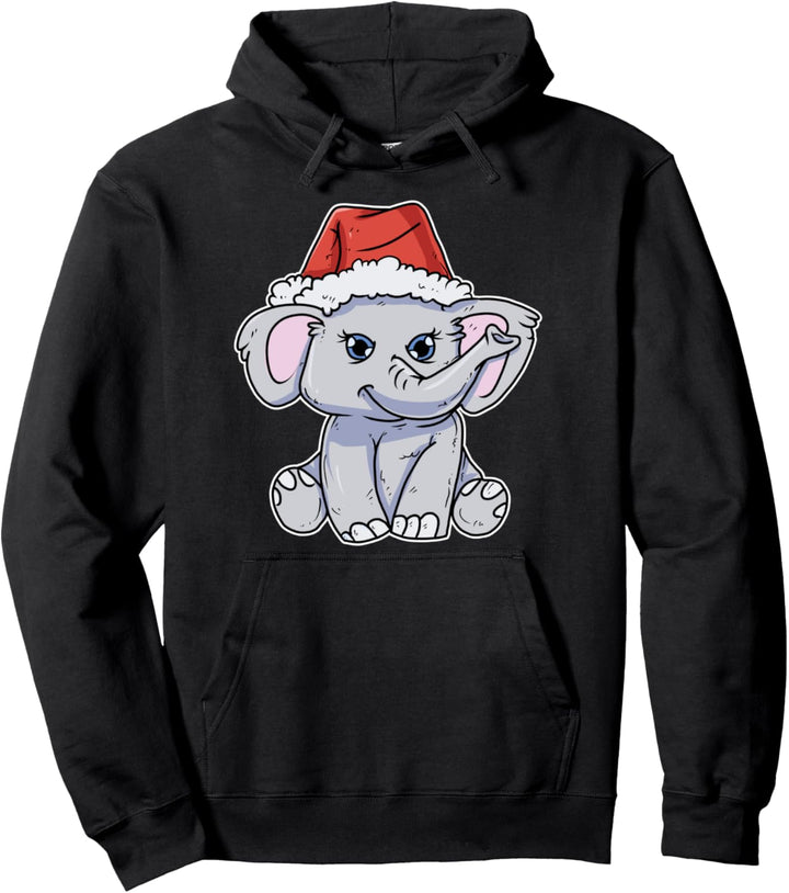 Weihnachts Outfit Weihnachtspullover Damen Familie Elefant Pullover Hoodie