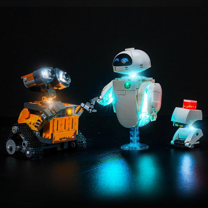 BrickBling Led Licht Set Kompatibel mit Lego 43279 WALL-E and EVE (Kein Modell), Dekorationsbeleucht