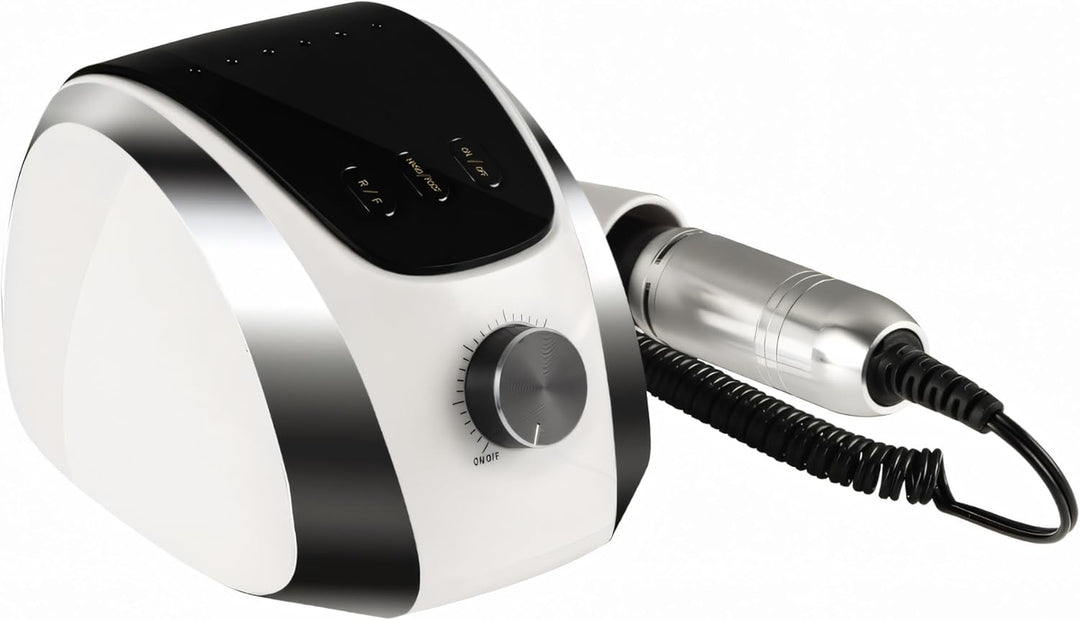 Retoo Nagelfräser Elektrische 35000 U/Min 65W Professionelle Nagelfeile mit LED Display Fräser für G