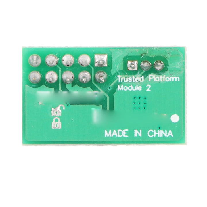 lyrlody TPM 2.0-Modul, SPI 10-Pin-Sicherheitsverschlüsselungsmodul mit Infineon 9670, für AOM TPM 96