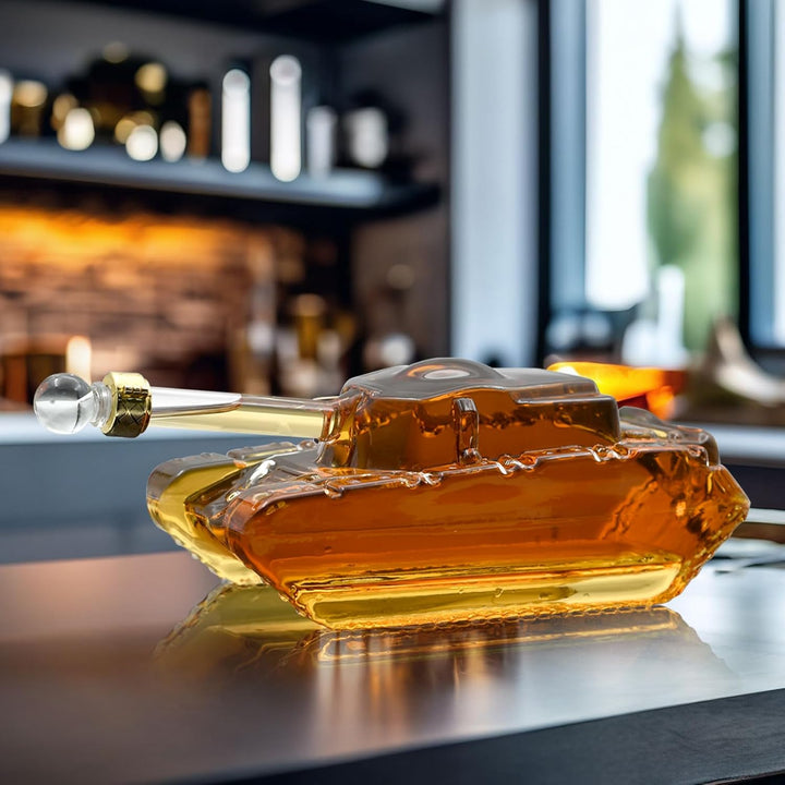 Tank Whiskey Shaker, Männergeschenk Einzigartiges personalisiertes Geschenk für Ehemann & Vater, Ide