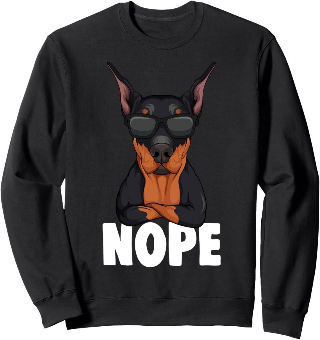 Dobermann Hunde Frauchen Herrchen Doberman Sweatshirt