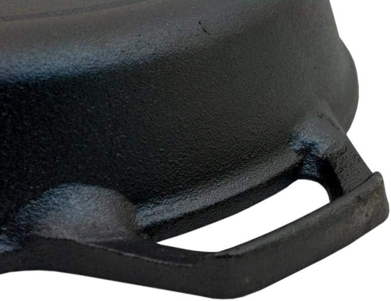 Schickling Gusspfanne - Gusseisenpfanne - Eisenpfanne - Bratpfanne aus Gusseisen - Ø26cm - Grillpfan