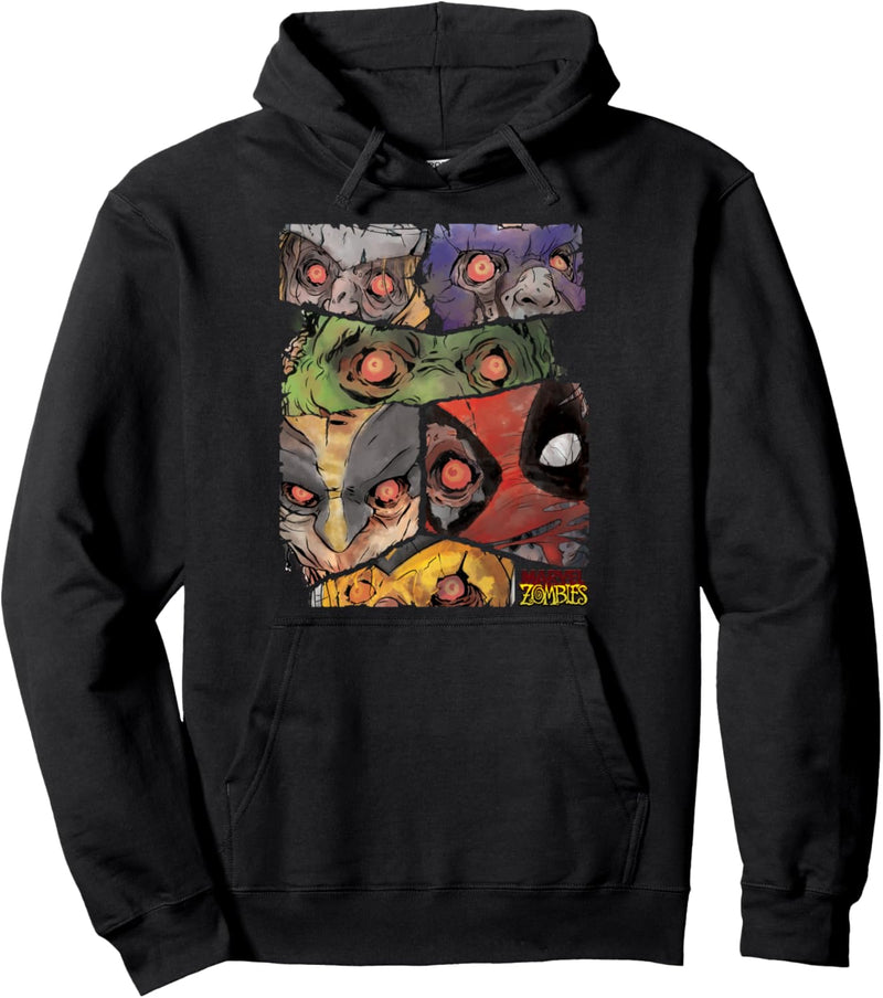 Marvel Zombies Group Shot Panels Pullover Hoodie