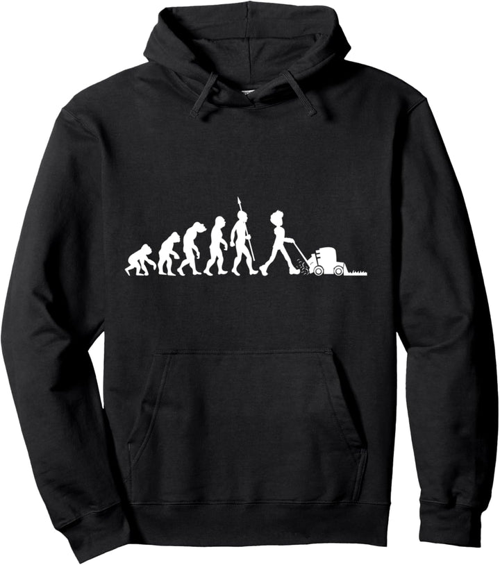 Evolution Gärtner Rasenmäher Rasenmähen Rasen Gras Mähen Fun Pullover Hoodie