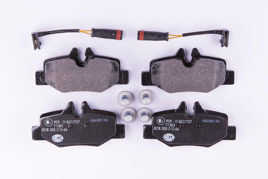 HELLA PAGID 8DB 355 010-661 Bremsbelagsatz - T1383 - Dicke/Stärke: 17.7mm - Bremssystem: Bosch - ink