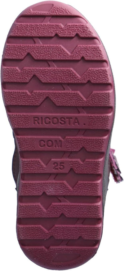 RICOSTA Mädchen Winterstiefel GAREI,Kinder Boots,WMS:Mittel,Sympatex,waschbar 30 EU Rot 380, 30 EU R