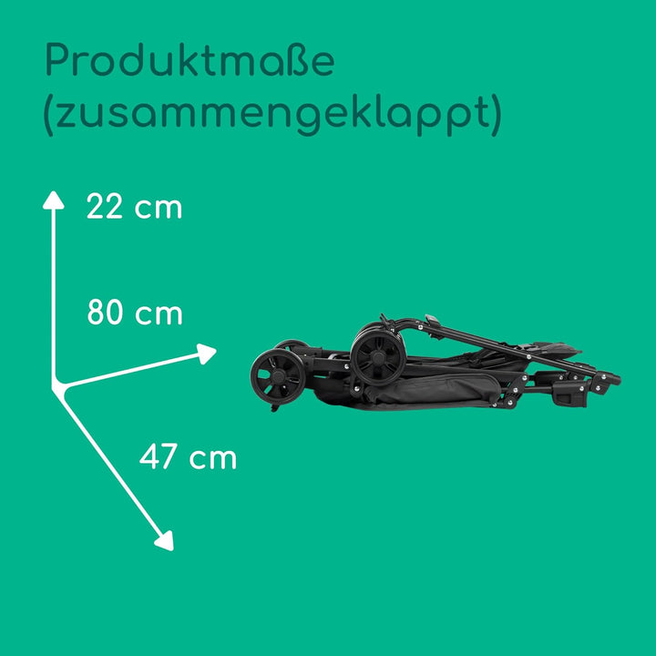 Bebeconfort Snow, Buggy mit Liegefunktion, 0 Monate bis 3,5 Jahre, 0 bis 15 kg, Buggy Kinderwagen, L