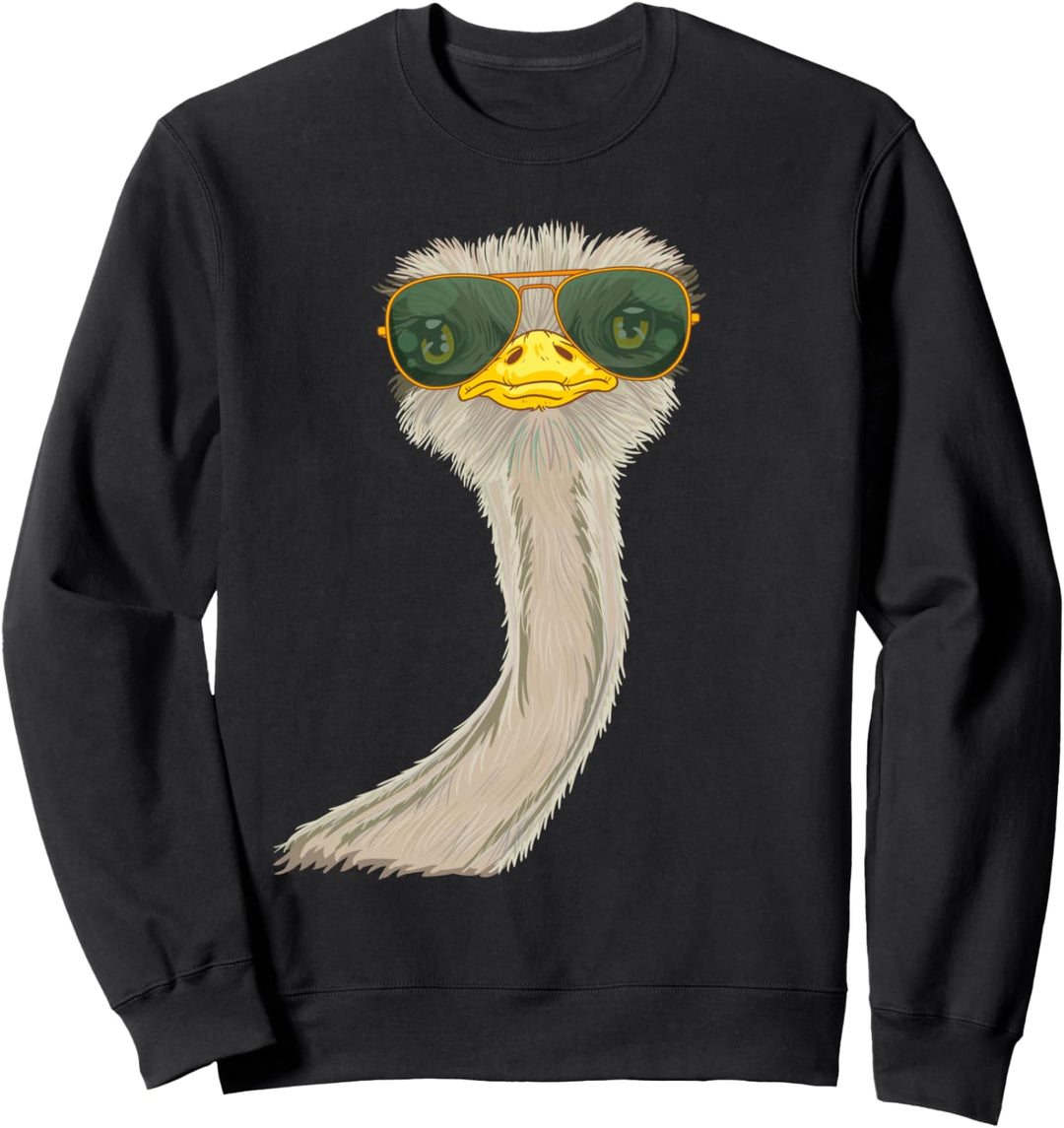 Lustiger Straussenvogel, Afrika Sweatshirt