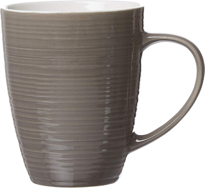 Ritzenhoff & Breker Kaffeebecher-Set Suomi, 6-teilig, je 310 ml, Taupe, Porzellan Kaffeebecher Taupe