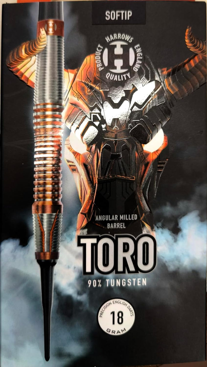 Harrows Soft Darts Toro 90% Tungsten Softtip Dart Softdart Hochwertiger Tungsten Dart mit Schäften u