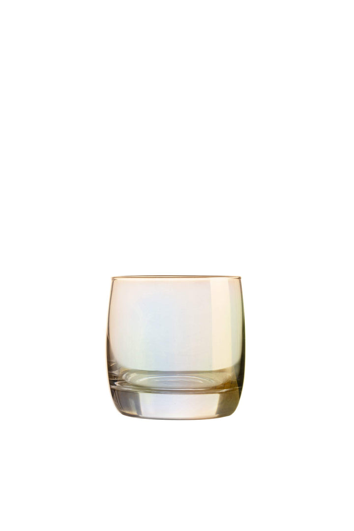 CreaTable, 21347, Serie SHINY Gold, Whiskybecher 4 teilig, Glas, Whiskybecher 4 teilig