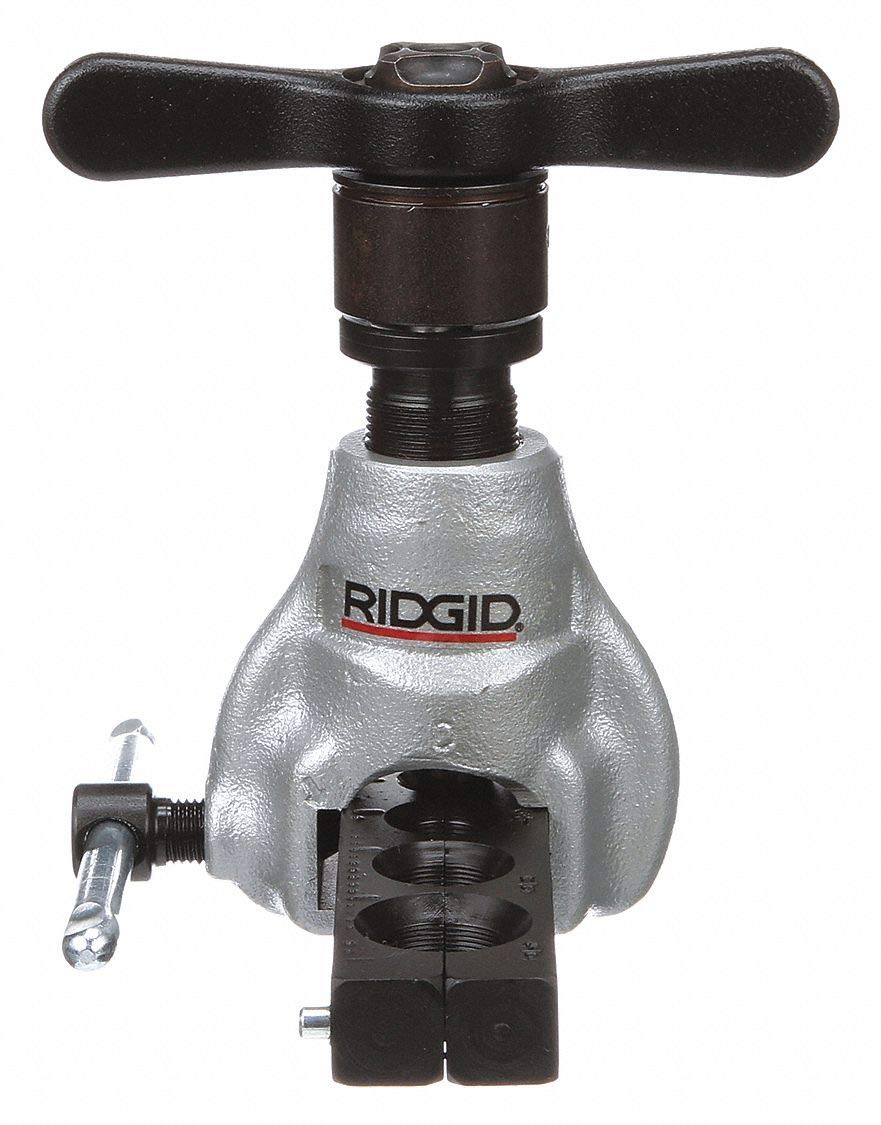 RIDGID 83037 Präzisions-Ratschen-Bördelgerät, 45° SAE Bördel für 1/8-Zoll- bis 3/4-Zoll-Rohre