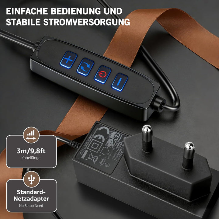 Video Licht, 2-25x20 cm 23W LED Studio Fotolicht Set, Dimmbares 2800–7000K Fill-Licht für Video/Stre