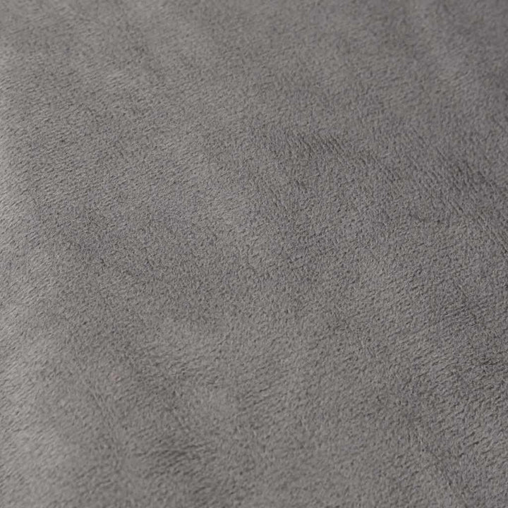 Gewichtsdecke mit Bezug Grau 155x220 cm 11 kg Baumwolle atmungsaktiv weich mit Polyesterfüllung für