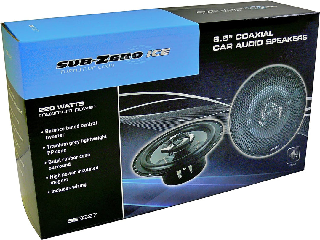 Sub-Zero Ice SS3327 Lautsprecher, 6.5-inch Koaxial 220W 6.5-inch Koaxial 220W Lautsprecher, 6.5-inch