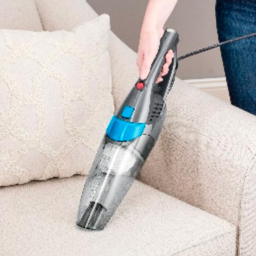 Bissell 2024N Featherweight Pro Stabstaubsauger mit abnehmbarem Handstaubsauger, Beutellos, Mit Kabe