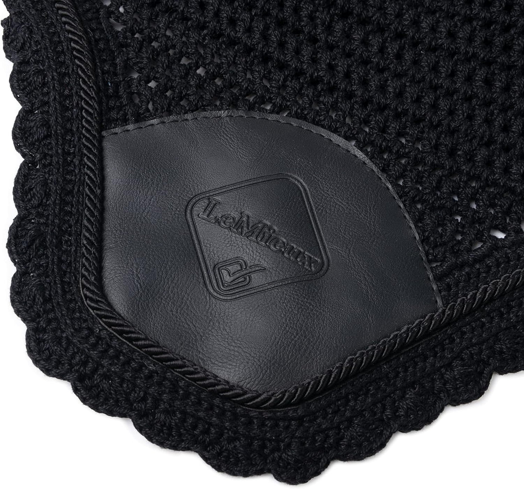 LeMieux Fliegenhaube Lmx Acoustic Pro Fly - Black - Cob Schwarz Medium, Schwarz Medium