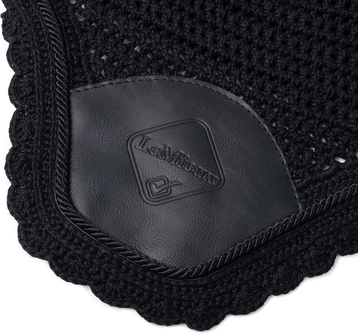 LeMieux Fliegenhaube Lmx Acoustic Pro Fly - Black - Cob Schwarz Medium, Schwarz Medium