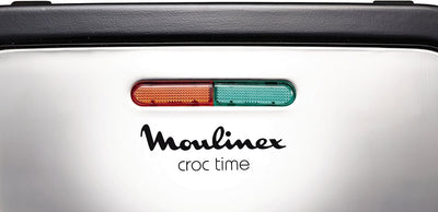 Moulinex SZ192D Croc Time – Sandwich-Maker, Heizplatten mit Antihaftbeschichtung