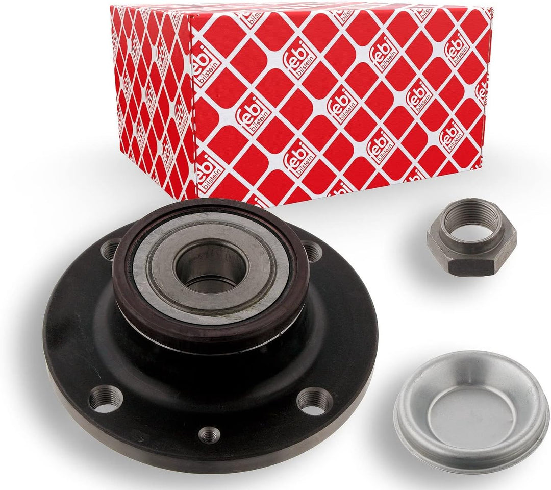 febi bilstein 31185 Radlagersatz mit Radnabe, Achsmutter und Staubkappe , 1 Stück
