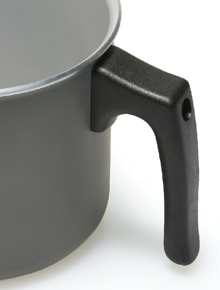 Moneta Melodia Finegres Kochtopf Milchtopf 14 cm, natürliche Beschichtung FineGres (NO PFAS), auch f