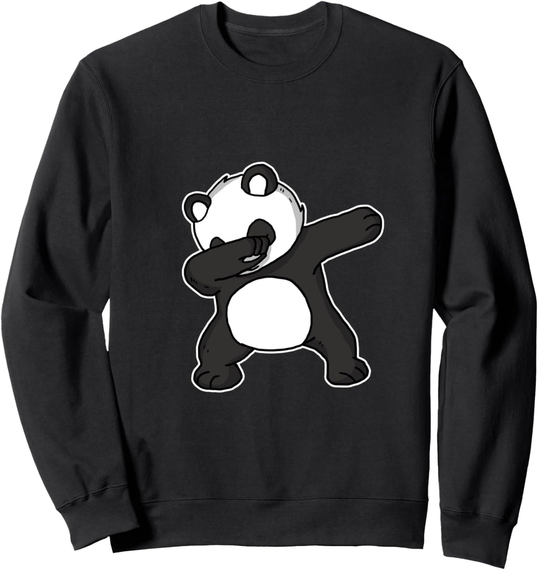 Lustiges Dabbing Panda Geschenk Pandabär Dab Dance Sweatshirt