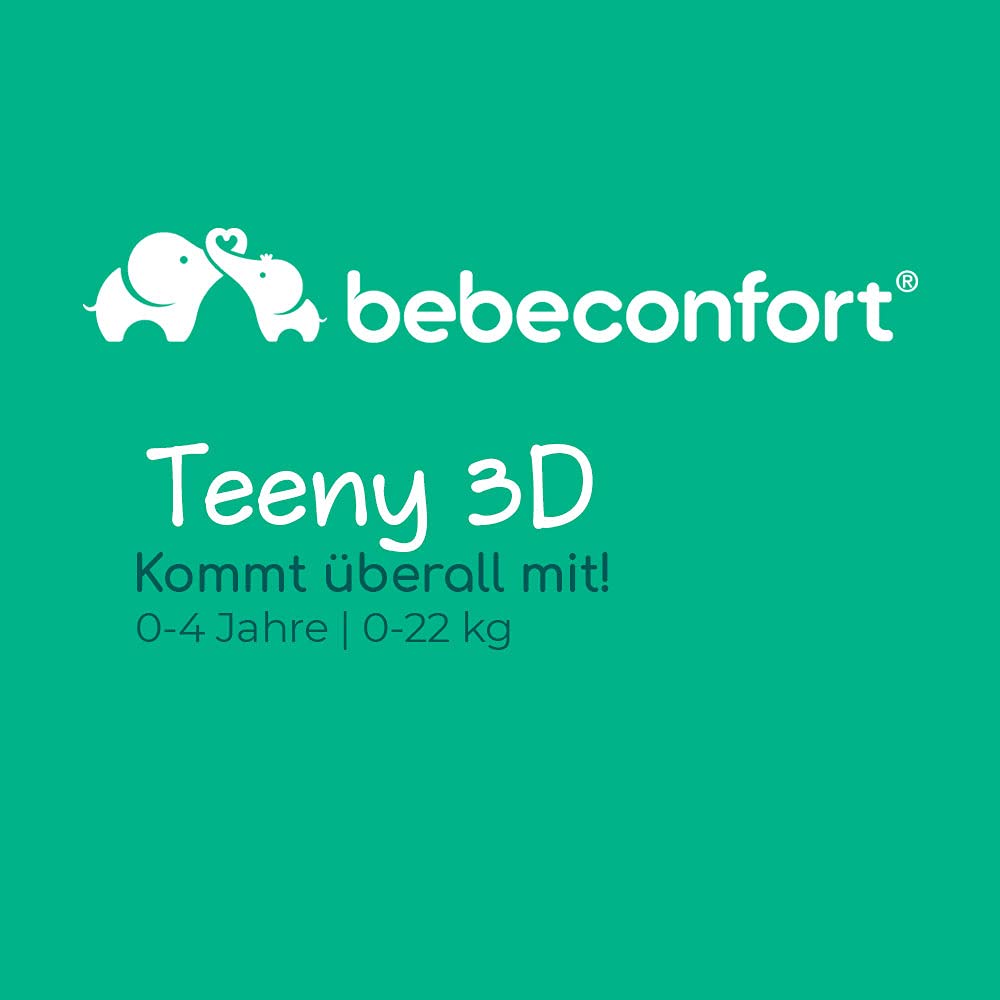 Bebeconfort Buggy Teeny 3D, Ultrakompakt zusammenklappbarer Kinderwagen inkl. passender Tragetasche,