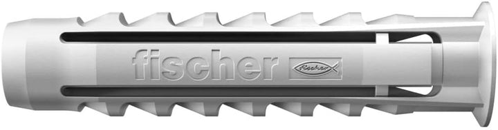 fischer Spreizdübel SX 6x30 im praktischen Eimer, der kraftvolle Nylondübel mit Vierfach-Spreizung u