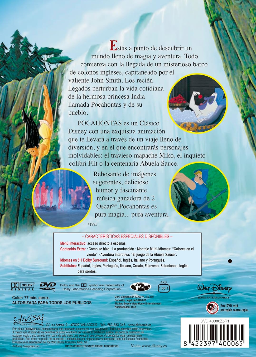 Pocahontas [Spanien Import], DVD