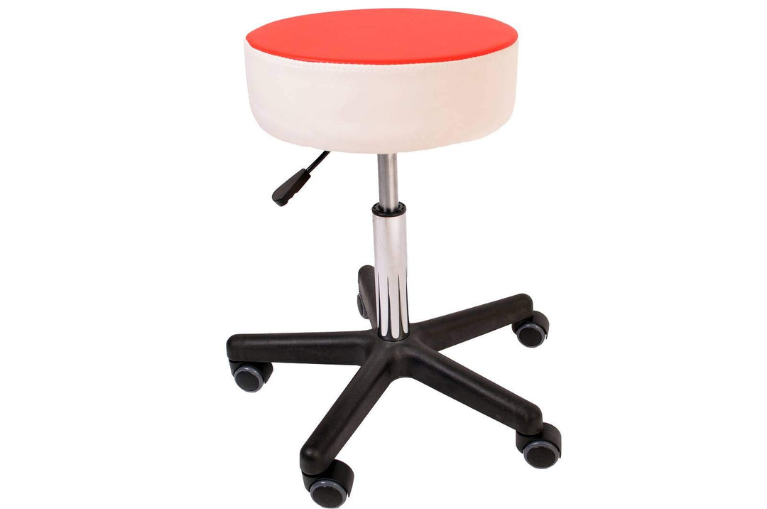 Promafit Rollhocker Fritz mit PU-Rollen - Sitzstuhl Arbeitsstuhl Arbeishocker Rollhocker Hocker in D