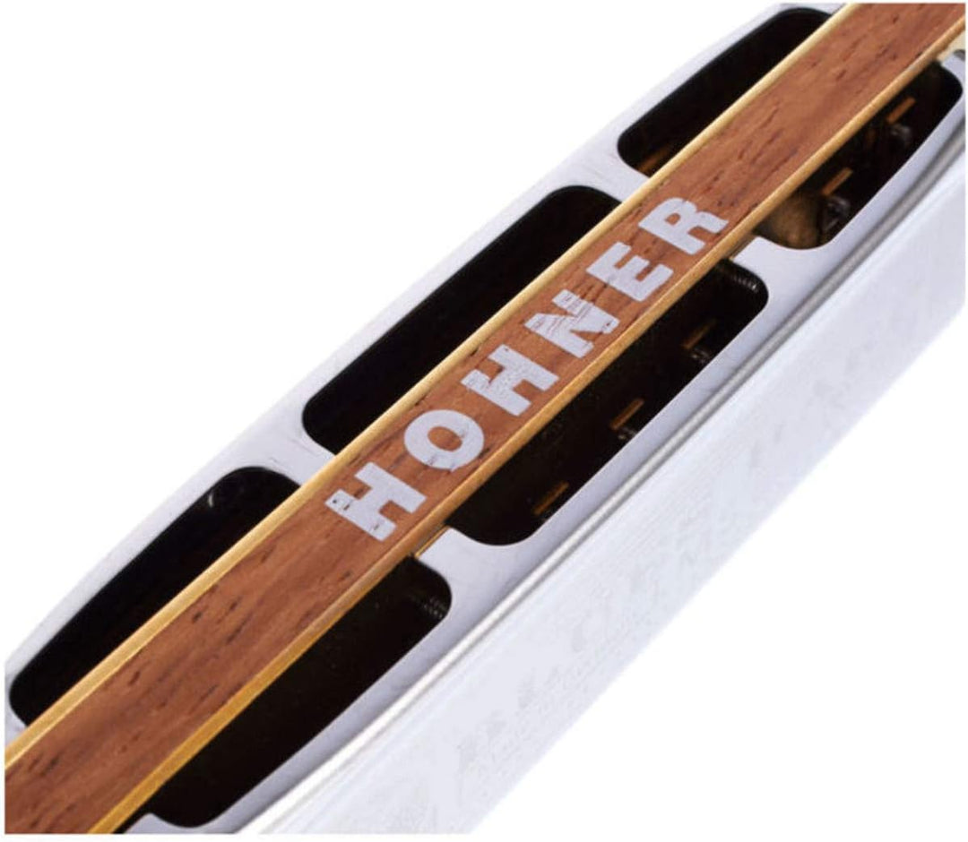 Hohner HH532D Blues Harp - Key of D Chrome Single, Single