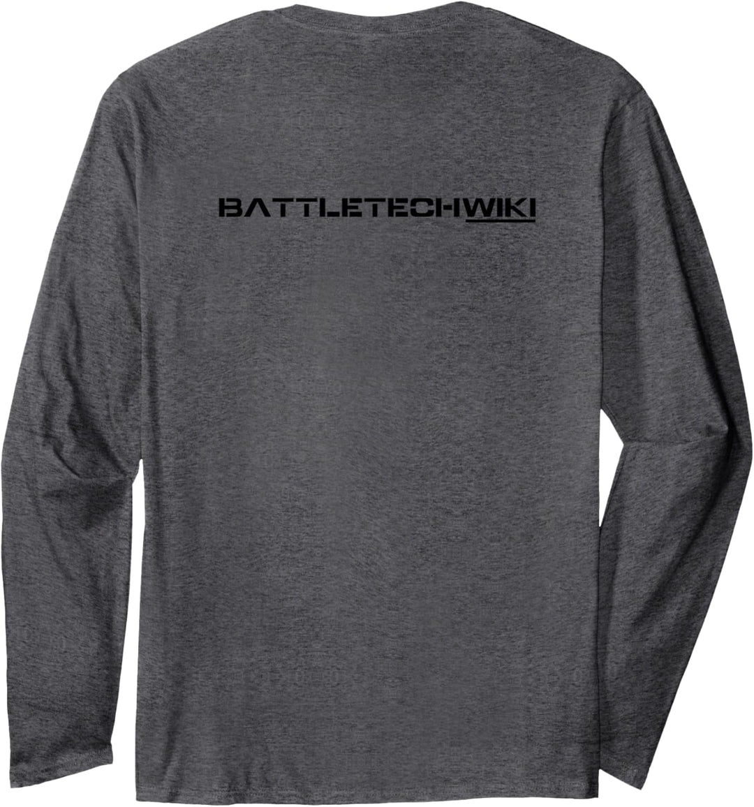 Sarna.net / BattleTech Wiki (schwarz) Langarmshirt