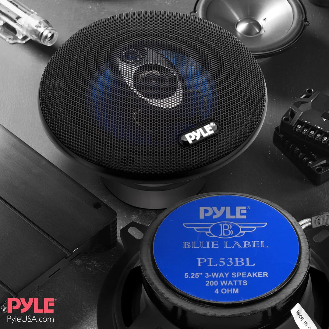 Pyle Lautsprecher (13,33 cm (5,25 Zoll), 200 Watt, 3-Wege)