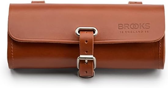 Brooks England Challenge Satteltasche, 0,5 l, Honig, Fahrradzubehör für Fahrrad, Ledersattel 0.5 Lit
