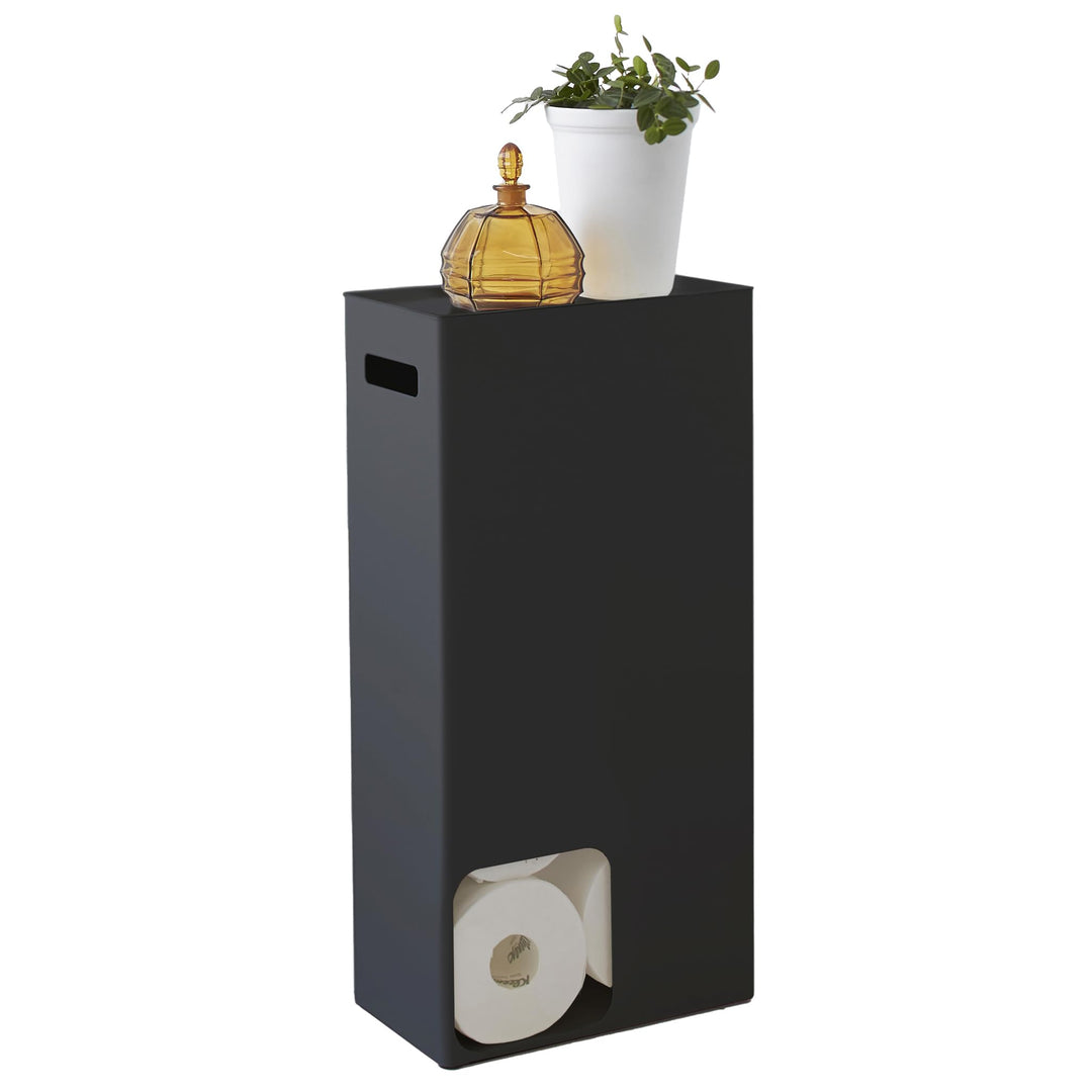YAMAZAKI Tower Home Badezimmer Stehend Seidenpapier Toilettenpapier Aufbewahrung Ständer, Stahl, Sch